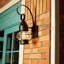 Matte Black Outdoor Wall Lantern-585571793
