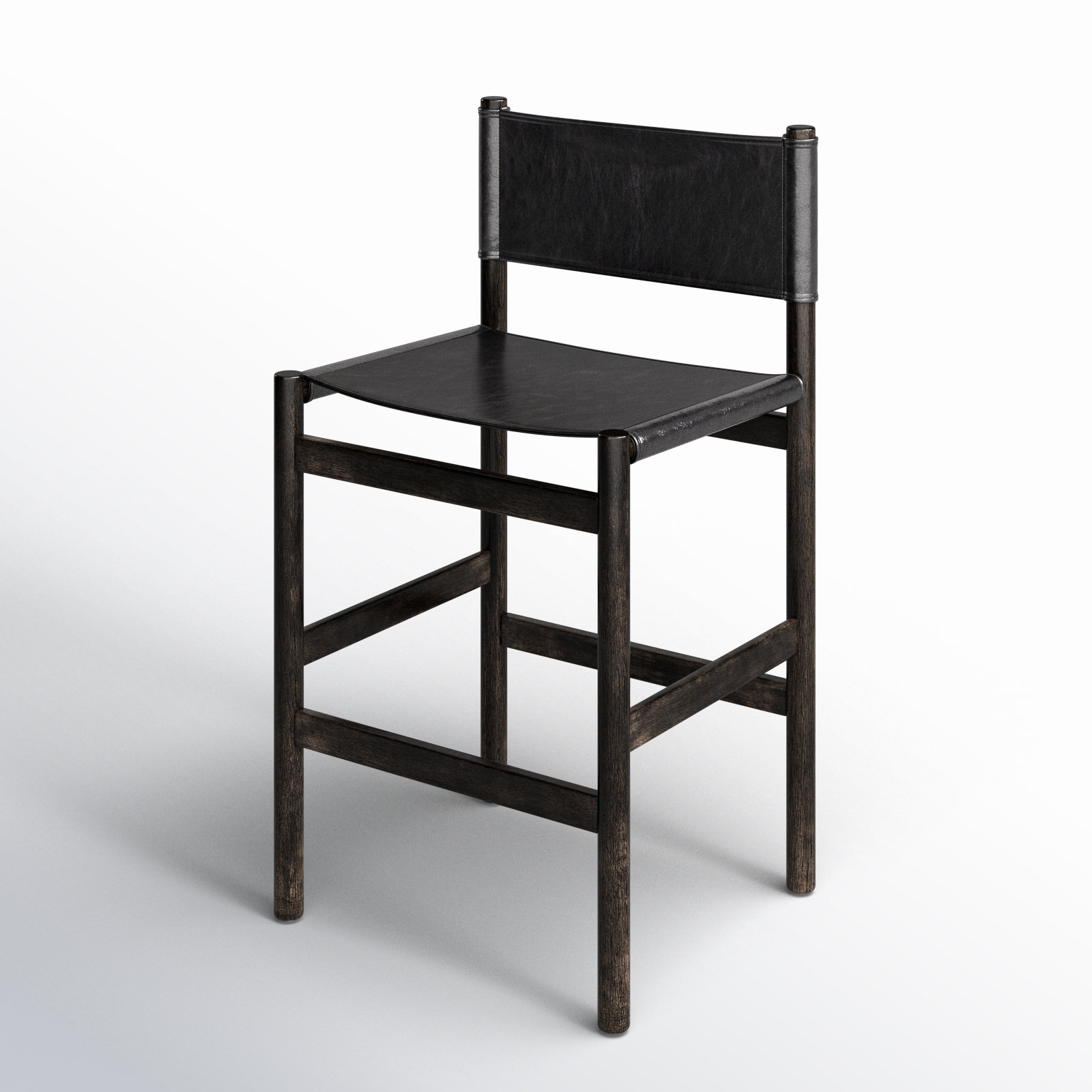 Matisse Counter & Bar Stool, Bar Stool (30.5" Seat Height), Black, Black