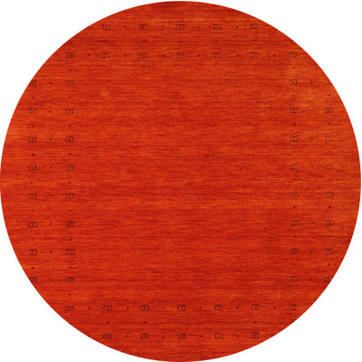 Tapis de zone orange contemporaine