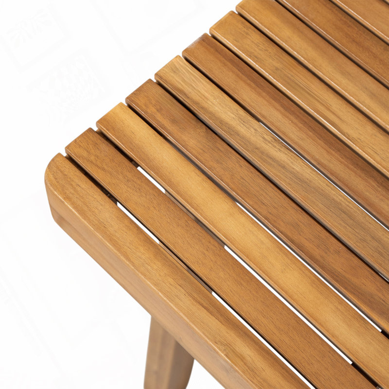 Ensemble repas d'extérieur 5 pièces 5 pièces, Naturel, 4