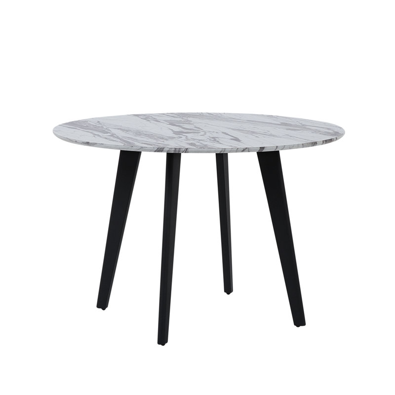 Reston Round Metal Base Dining Table