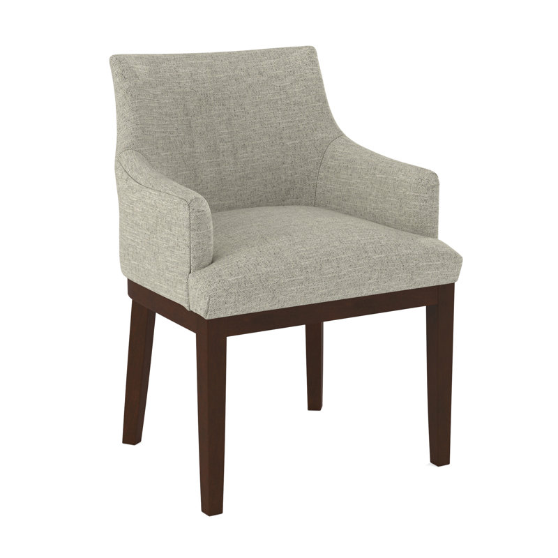 19'' H Upholstered Armchair, Pecan, 61677-88