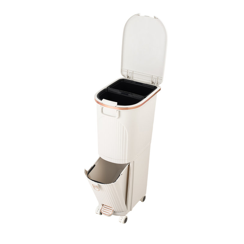 PP Step On Waste Bin - 35L