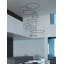 Suspenders 98.5" 300-Light Optic Glass 3000K Dimmable Integrated LED Chandelier