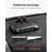 Fireproof Document Bag, 1832 ℉ Heat Insulated Fireproof and Waterproof Bag with Lock, Portable File Storage Security Organizer Home Office Travel Use, for Passports, Important Documents and Files