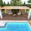 Carreaux de terrasse de patio de 2 pi, tuiles de terrasse à emboîtement de module de bricolage, carreaux de cour faciles et rapides à installer pour le porche, le balcon de la piscine, la cour, 24 pi