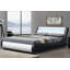 Arine Upholstered Velvet Sleigh Bed with Mattress-338064441-338064442-347385675