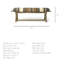 Banc rembourré Hortense-1136659507