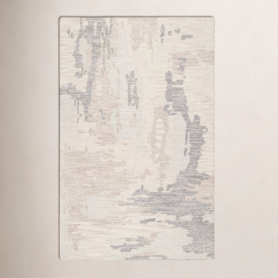 Noland Brushstrokes Hand-Tufted Abstract Rug