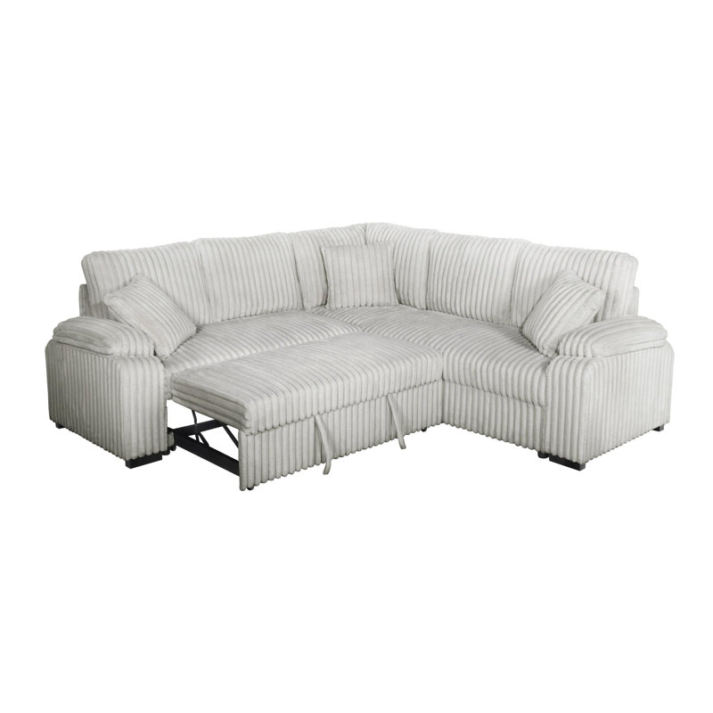 Canapé modulaire Neeha, Tissu blanc