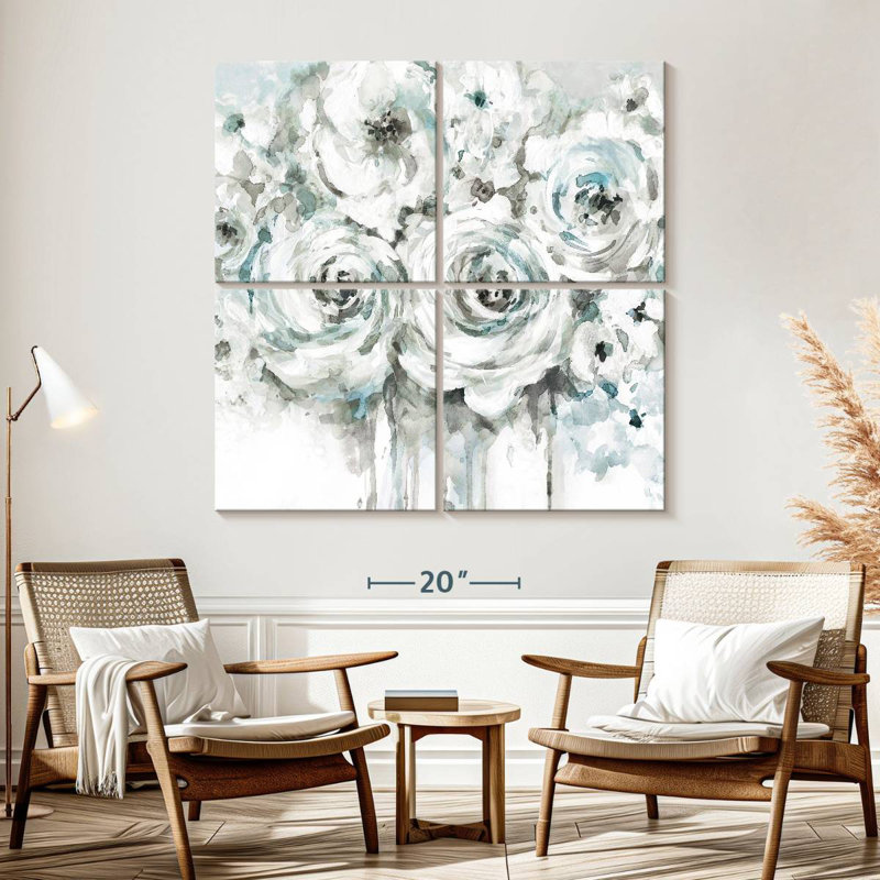 Avery Spring Blues I, 57" H x 57" W