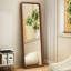 Miroirs pleine longueur rectangulaires en bois massif