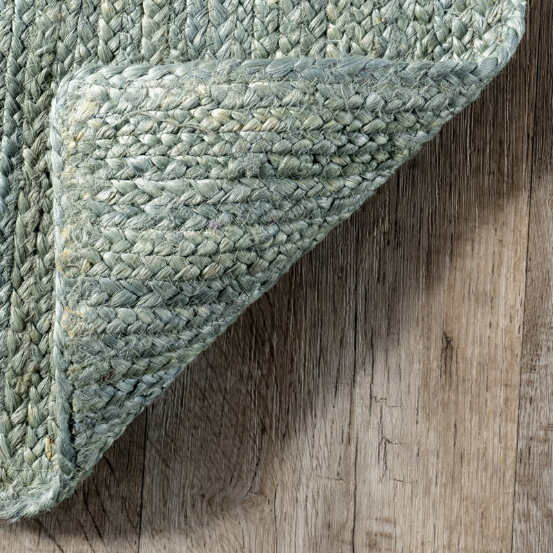 Rigo Hand Woven Farmhouse Jute Area Rug, Rectangle 3' x 5'