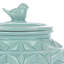 Turquoise Ceramic Kitchen Canister Cookie Jar