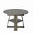 43.3–59″ Extendable Dining Table with Removable Leaves & Storage Shelf-125427955
