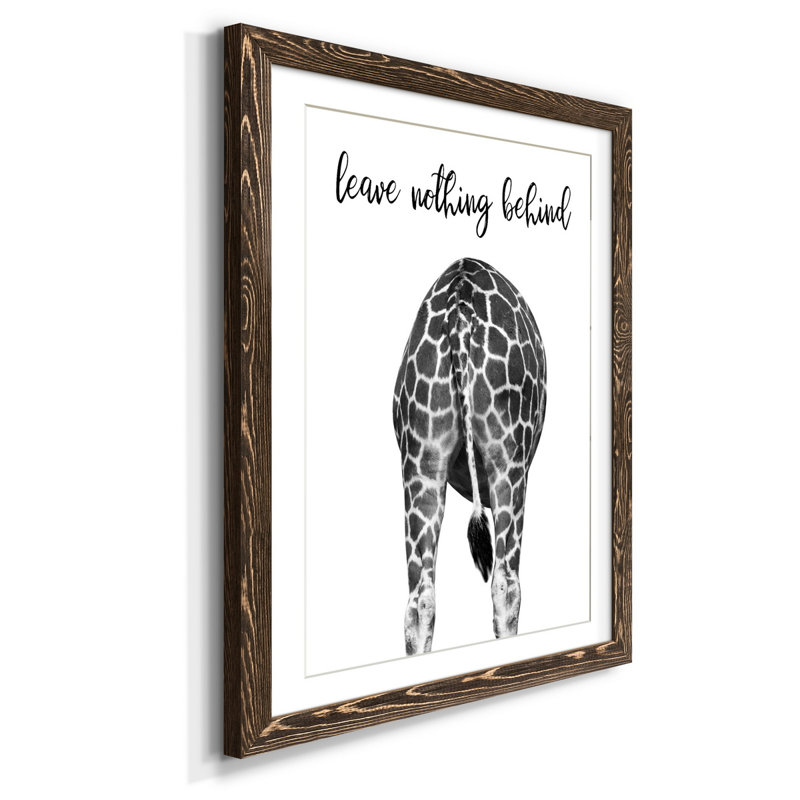 " Giraffe Bum ", Walnut, 44" H x 31" W x 1" D