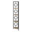Bibliothèque, bibliothèque, étagère, d'angle, 4 niveaux, H 62 po, bureau, métal stratifié, contemporain, moderne-1463481953