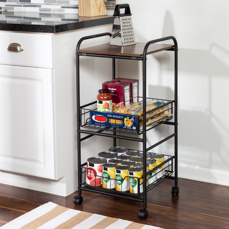 Areta 3-Tier Kitchen Cart