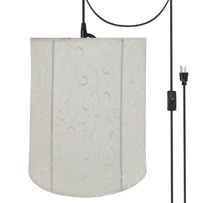 Luminaire suspendu à cylindre simple 1 lumières Bunceton