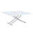 Multifunctional Folding Desk with Faux Marble Top & Adjustable Height
