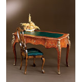 Louis XVI Solid Wood Writing Desk