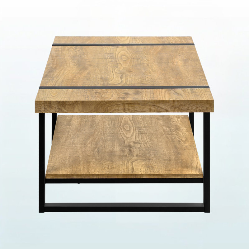 Maika Rectangular Mango Wood-look Coffee Table