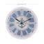 Horloge murale blanche en métal