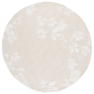 Glamour 609 Hand Tufted 65% Wool; 25% Viscose; 10% Cotton Floral Rug
