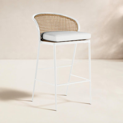 Havana 23.63 Patio Bar Stool with Cushion