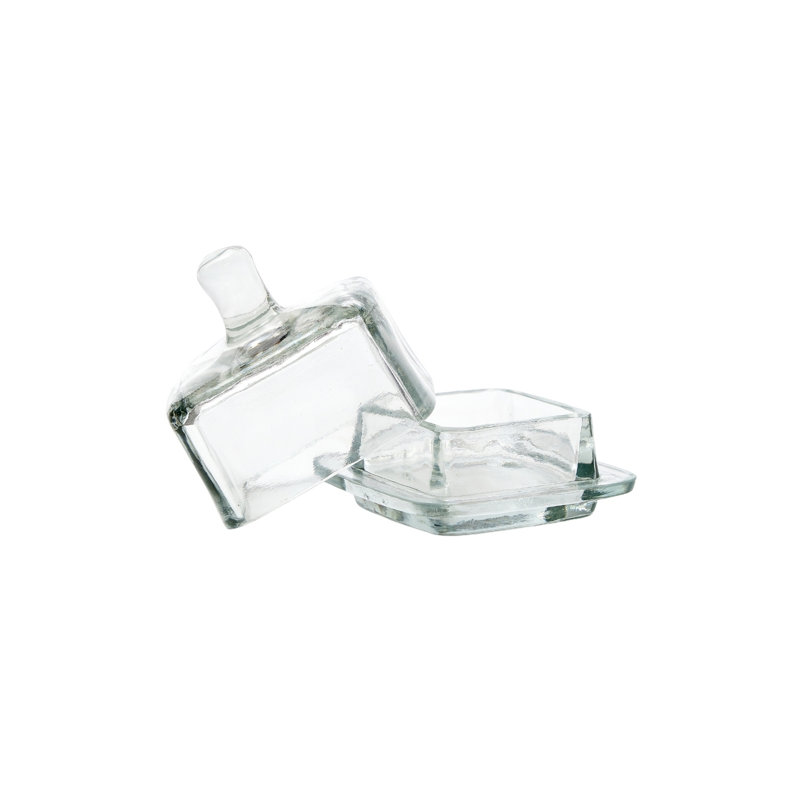Bistro Glass Jam Jar, Square