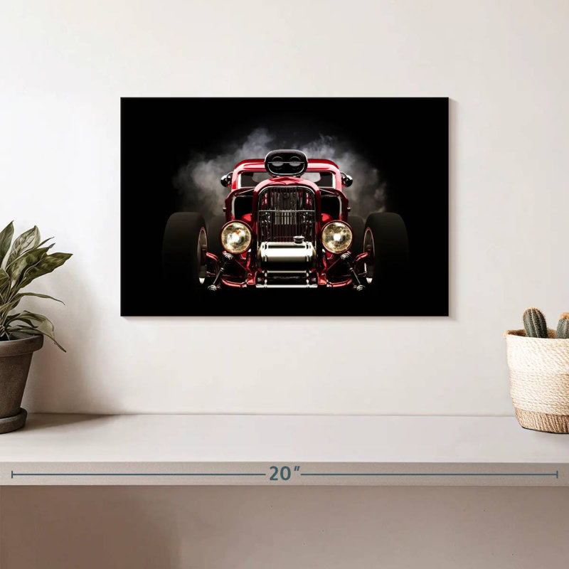 Mehar Smoking Hot Rod, 8" H x 12" W