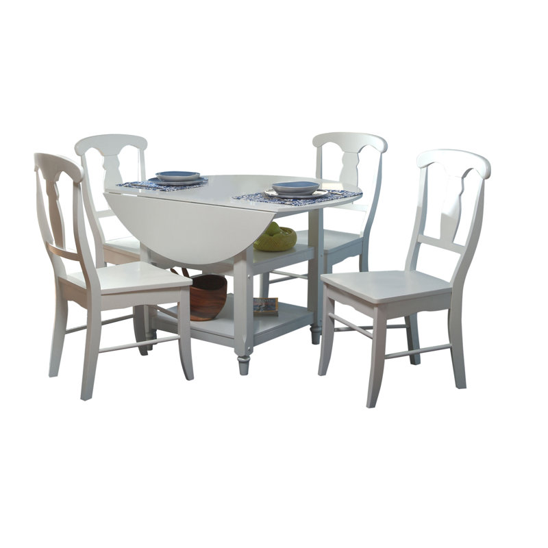 Bristol Point 4 - Person Extendable Four Leg Base Dining Set