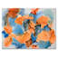 «Blue and Brown Luxury Abstract Fluid VII», peinture sur toile-67358665-67358676