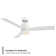San Francisco 3-Blade Smart Ceiling Fan With Dimmable LED Light Kit and Remote Control Included