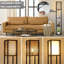 Lampe sur pied en rotin Boho