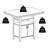 Eriksen Solid Wood Base Dining Table