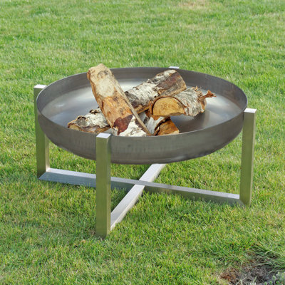 Round Steel Wood Burning Fire Pit