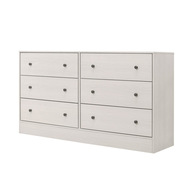 Commode double l 6,6 po Burkin, Beige-gris