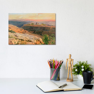 Jérusalem du mont des Oliviers, 1859 - Giclée sur toile tendue avec châssis