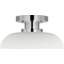 Cyrus 8" Flush Mount with White Glass-2067251513