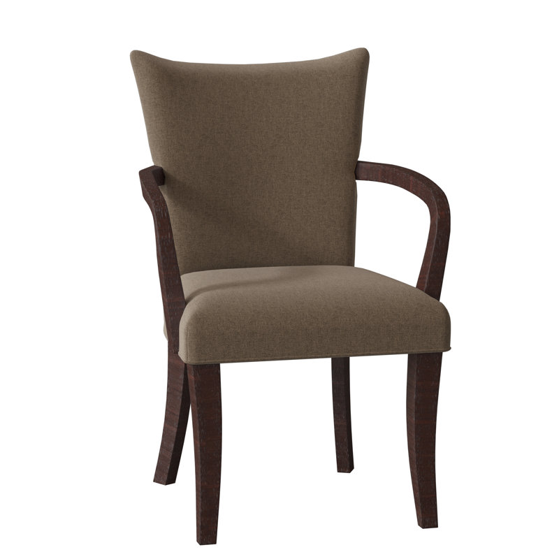 Fauteuil rembourré Casey, Albâtre 3157, Espresso
