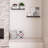 Miami 24" W x 8" D Floating Shelves Set with Invisible Wall Mount Brackets-64560668