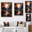 Mystic Forest River Sunset Pastoral V, reproduction d'art sur toile-91296252-91296251