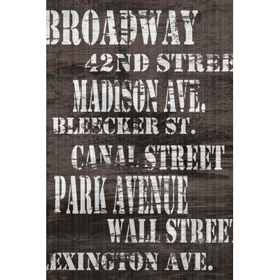 Streets Of New York I