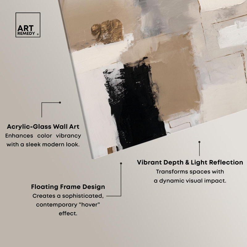 «Shadowed Plains I», reproduction sur toile, art bohème neutre par Art Remedy, H 20 po x l 16 po