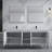 Socwell 73'' Double Bathroom Vanity with Resin Top-105312134-70589733
