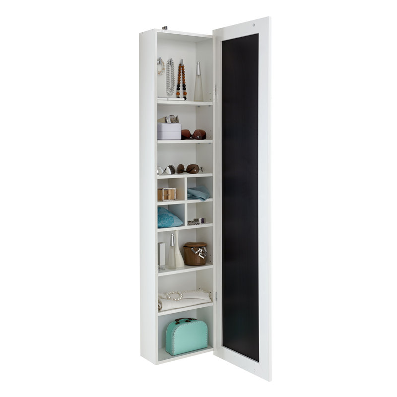 Particle Wood Flat Wall Mirror