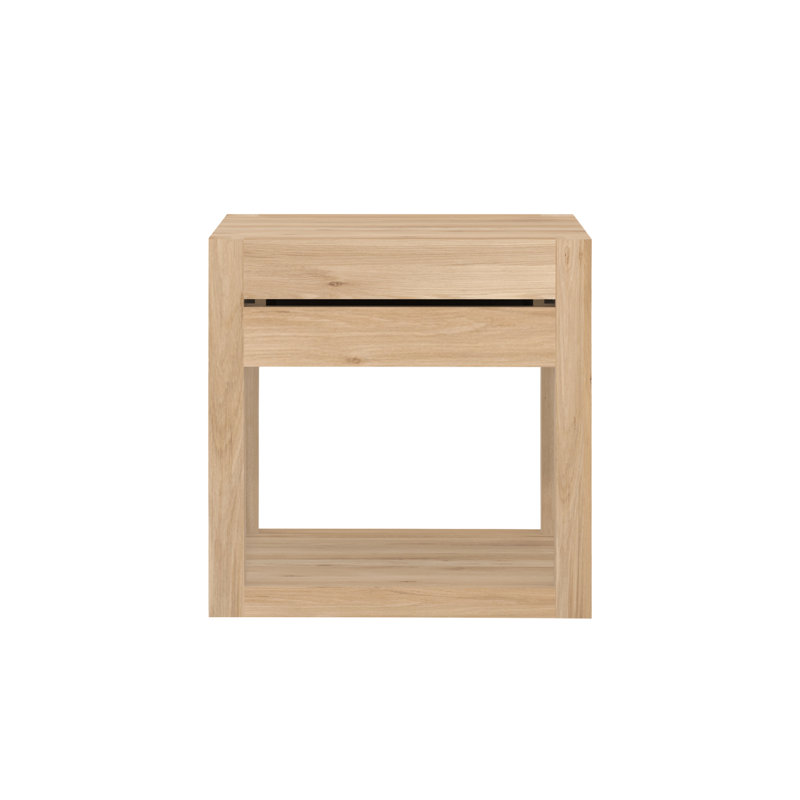 Azur 1 - Drawer Solid Wood Nightstand