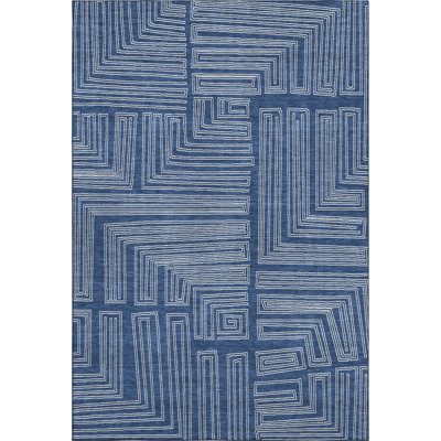 Premium Machine Washable Harrietstown AMF1045 Geometric Rug