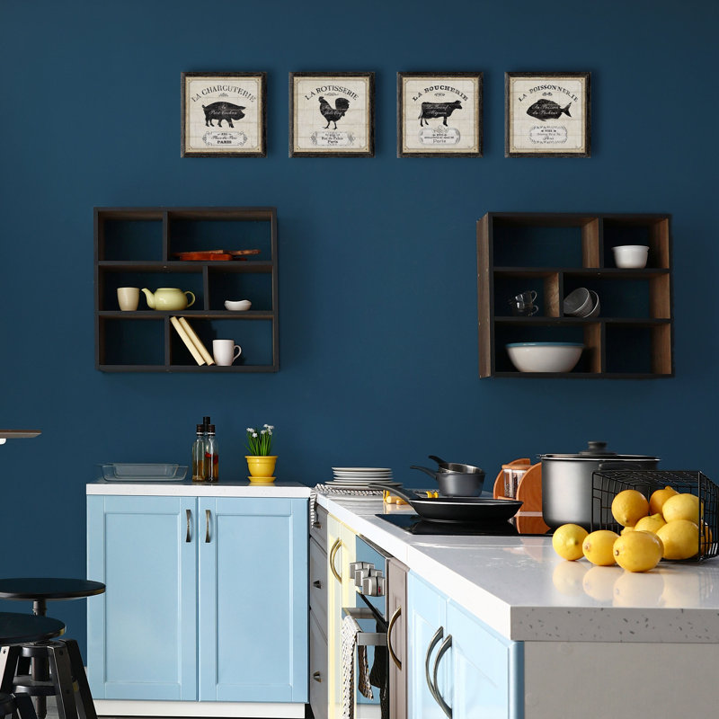 «French Market» par NBL Studio, art sur toile (ensemble de 4)
